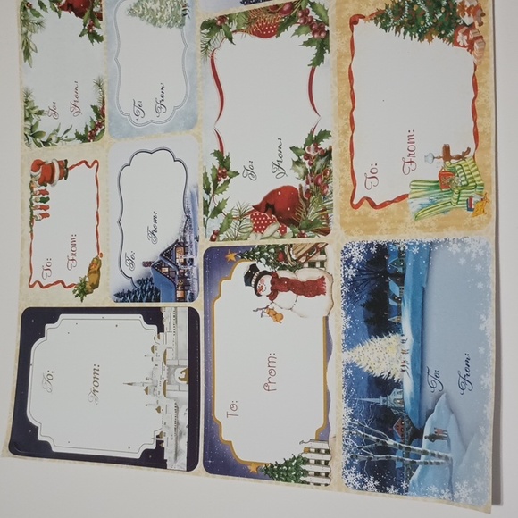 $1 Add-on Christmas Gift Tag Stickers - Picture 2 of 5